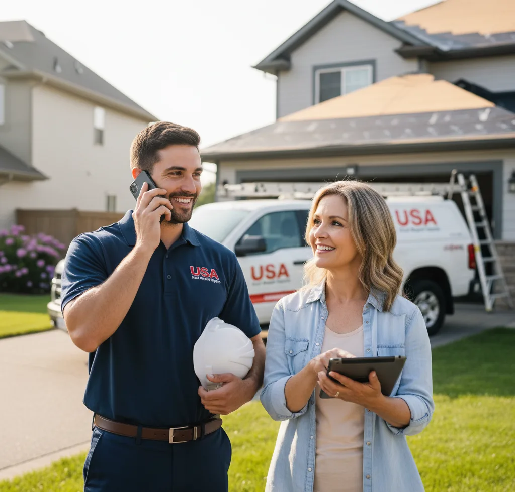 USA Roof Repair Experts customer support in Riceville